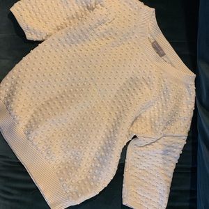 White Sweater with Bobbles
